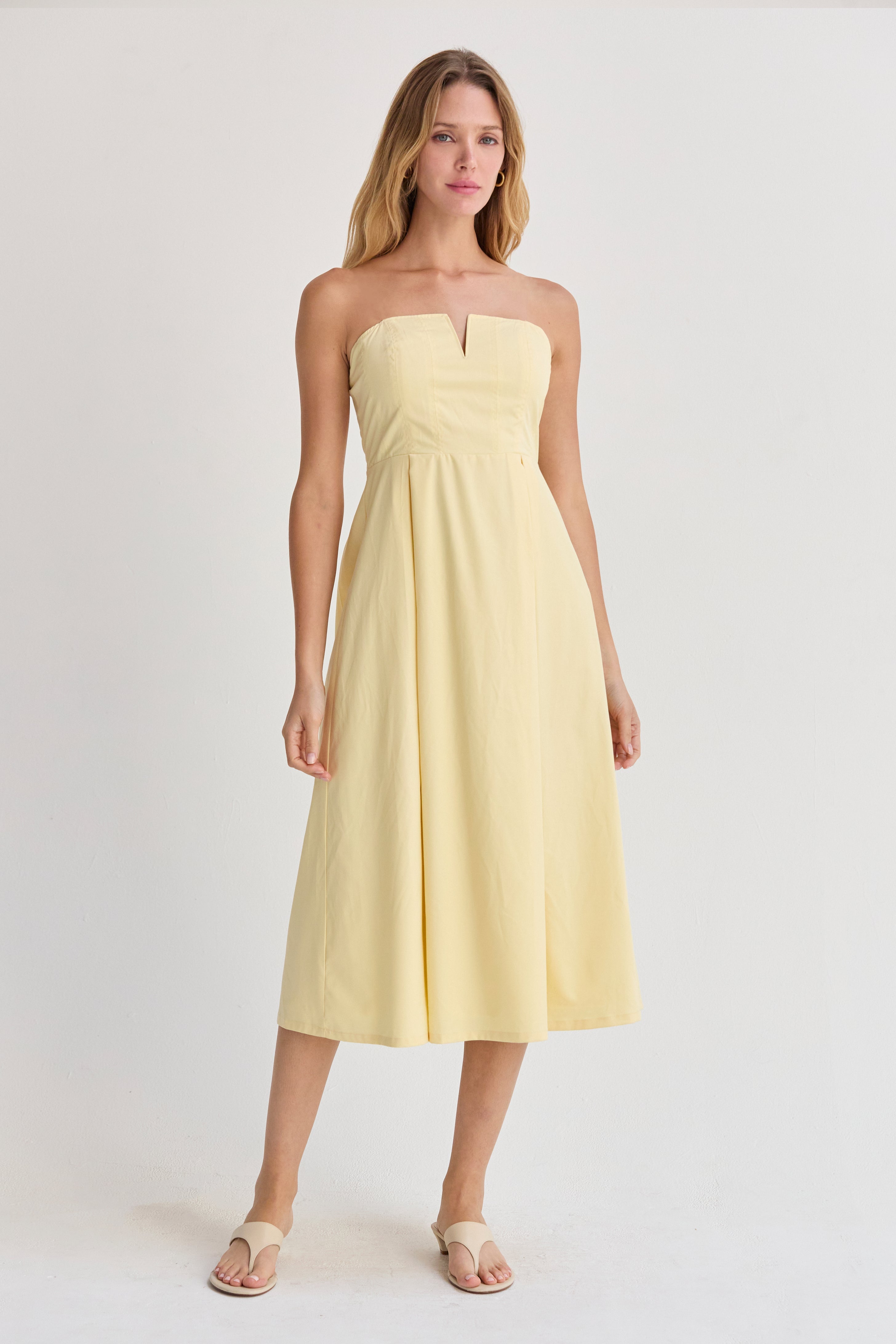 Zae V-wire Modal Blend Midi Dress